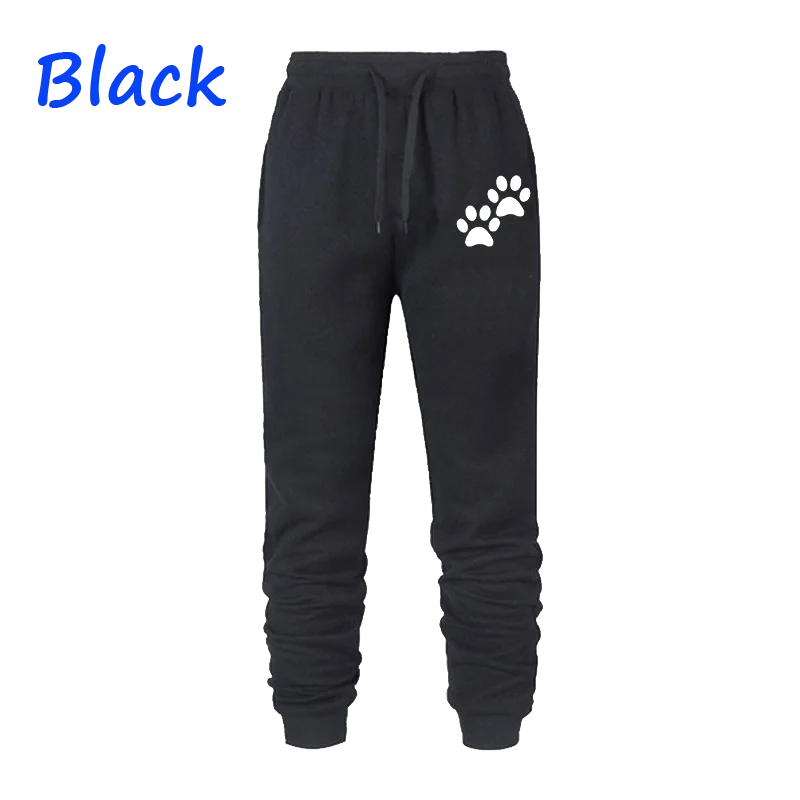 Jogger Trousers Cute Cat Paw Printed Women Sweatpants Cotton Long Pants Casual Sports Fitness Jogging Pants