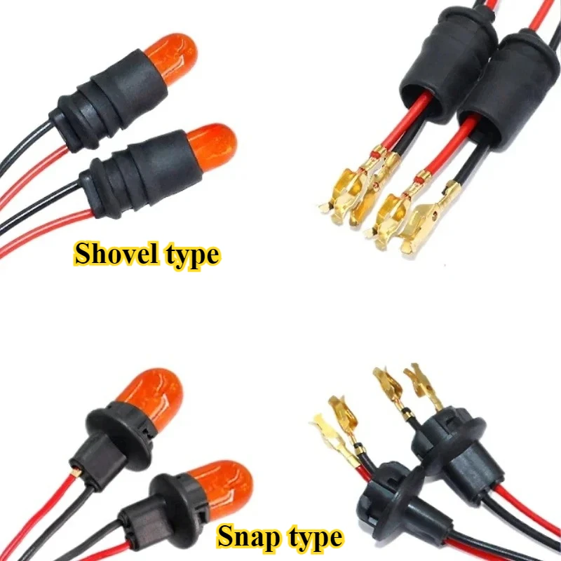 

5/10Pcs/lot 15cm T10 W5W Car Wedge Light Bulb Socket Connector Holder Extension LED Lamp Bulb Base Holder Replacement Car Parts
