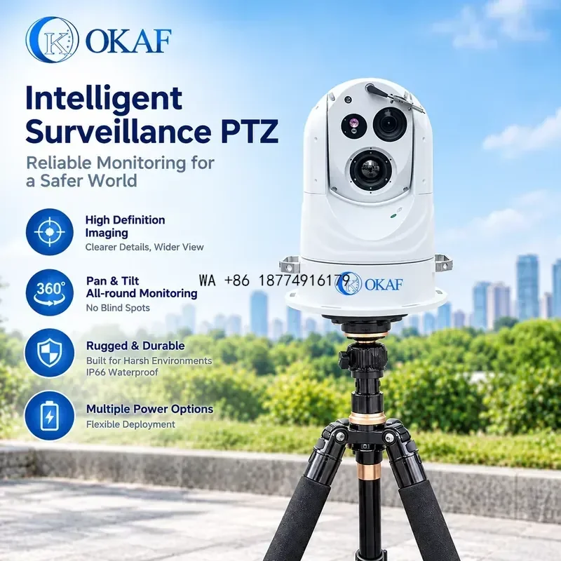 wmwmnu Dual Spectrum Thermal Imaging PTZ 640 Thermal Imaging 36x Zoom, Anti-Fog Long Range Night Vision, Memory Card,ODM OEM