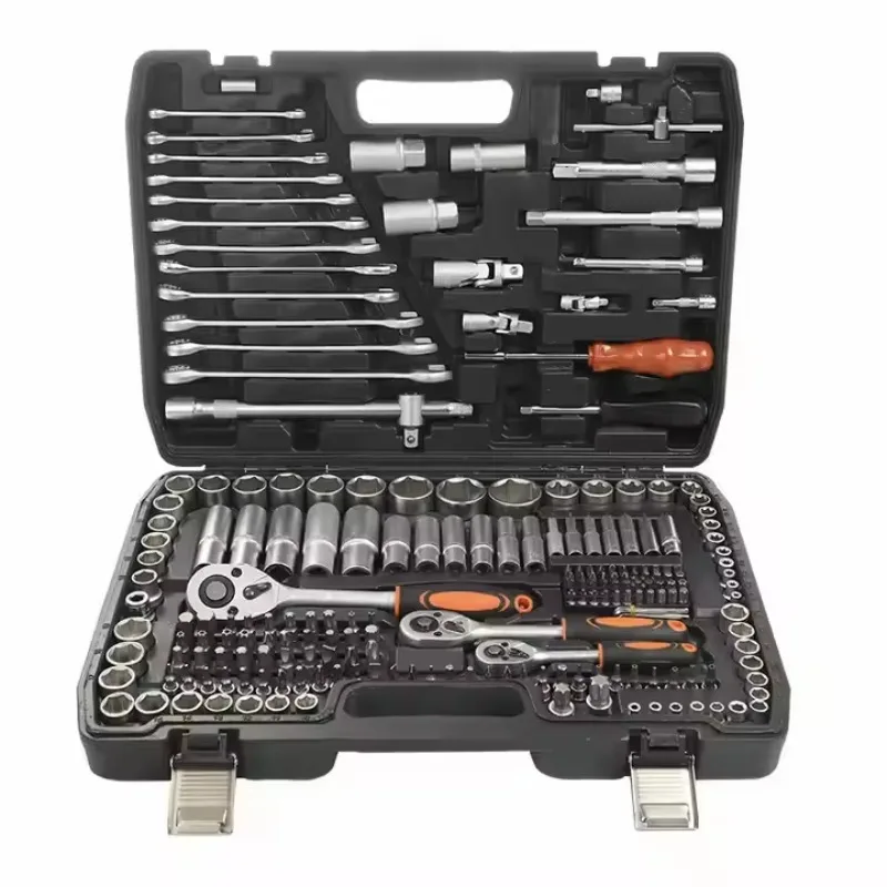 

SXLL 216 Piece Portable Automotive Machinery Kit Manual Combination Kit Screwdriver Wrench Drill Kit