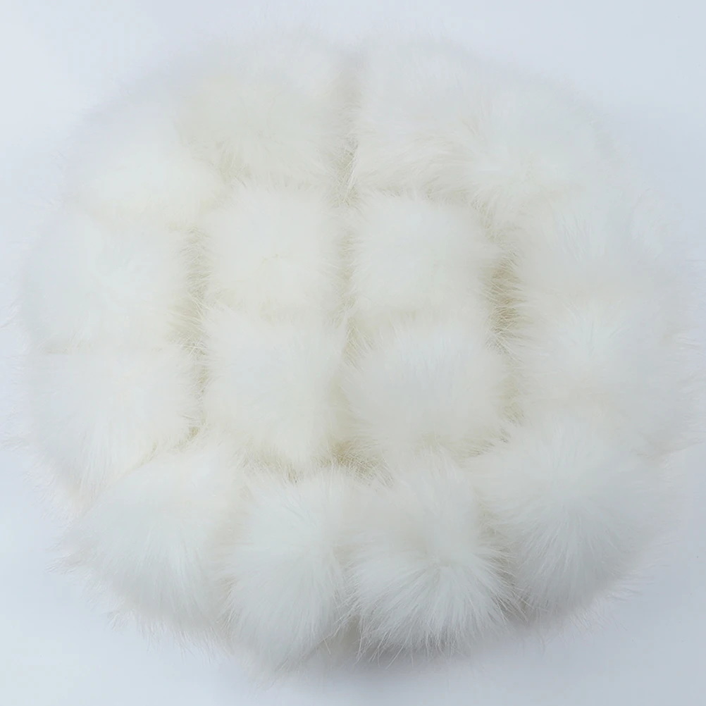 

16 Pcs Combination of Wool Balls Pompoms for Crafts Hat Accessories Luxury Holders Hats Diy Keychain Making Puff Small