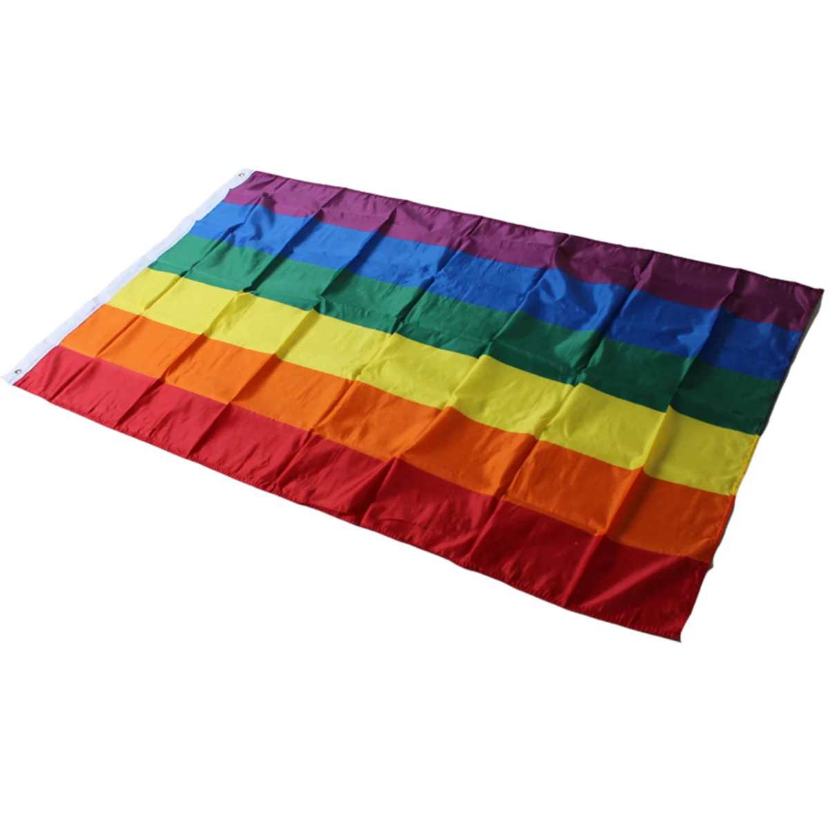 

2Pcs Large 3x5 Pride Classic Bright Colors Durable Polyester Reusable Indoor Outdoor Decoration Flag