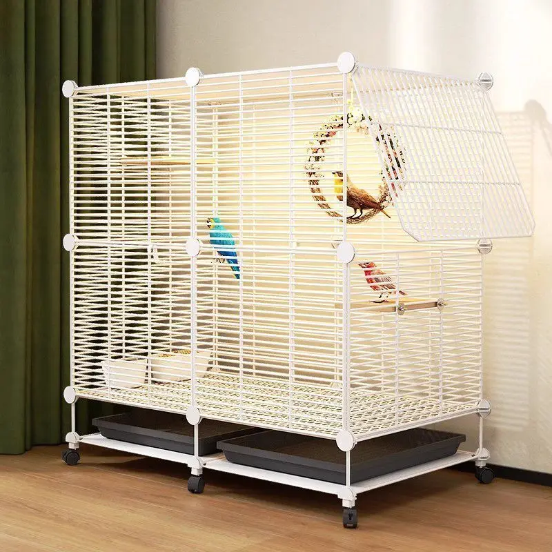 Bird cage, special for cockatiels and small bird cages, starling, large thrush jade bird, tiger skin jade bird, acacia