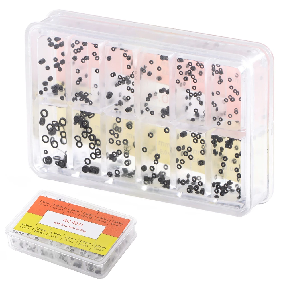 New Mini Rubber Washer O-Ring Watch Repair Tools Watch Crown Waterproof Watches Seals Watch Gasket O-Ring Gaskets Part