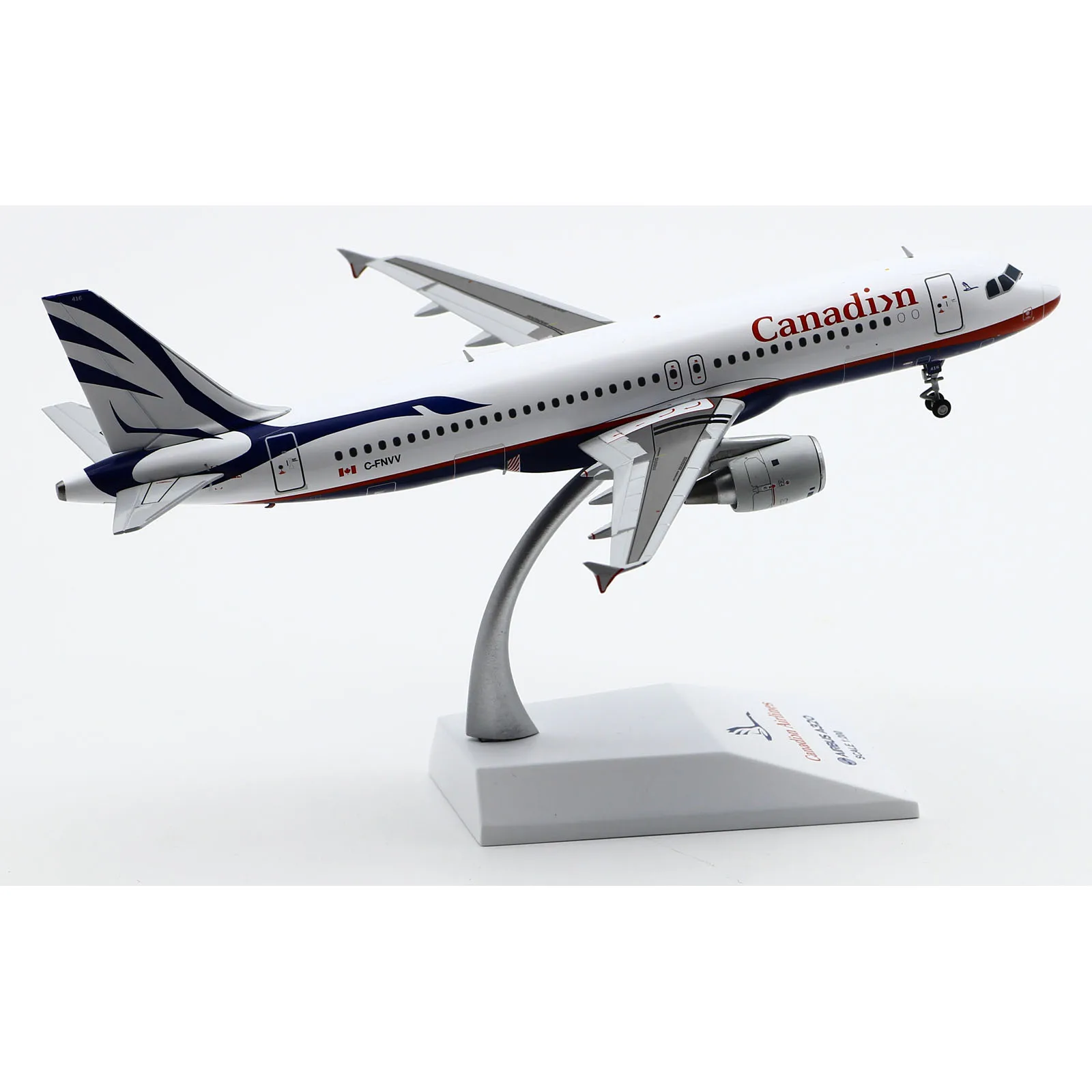 Lh2422 Legierung Sammler flugzeug Geschenk jc Flügel 1:200 kanadische Flug gesellschaften Airbus A320 Druckguss Flugzeug Jet Modell C-FNVV mit Ständer