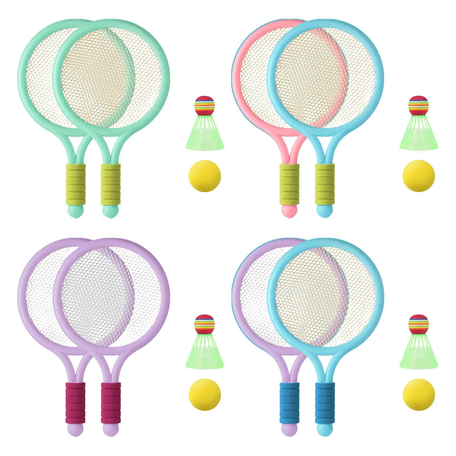 

Kids Tennis Rackets Set 1Pcs Badminton for Starter Players Sport Play Boys Girls