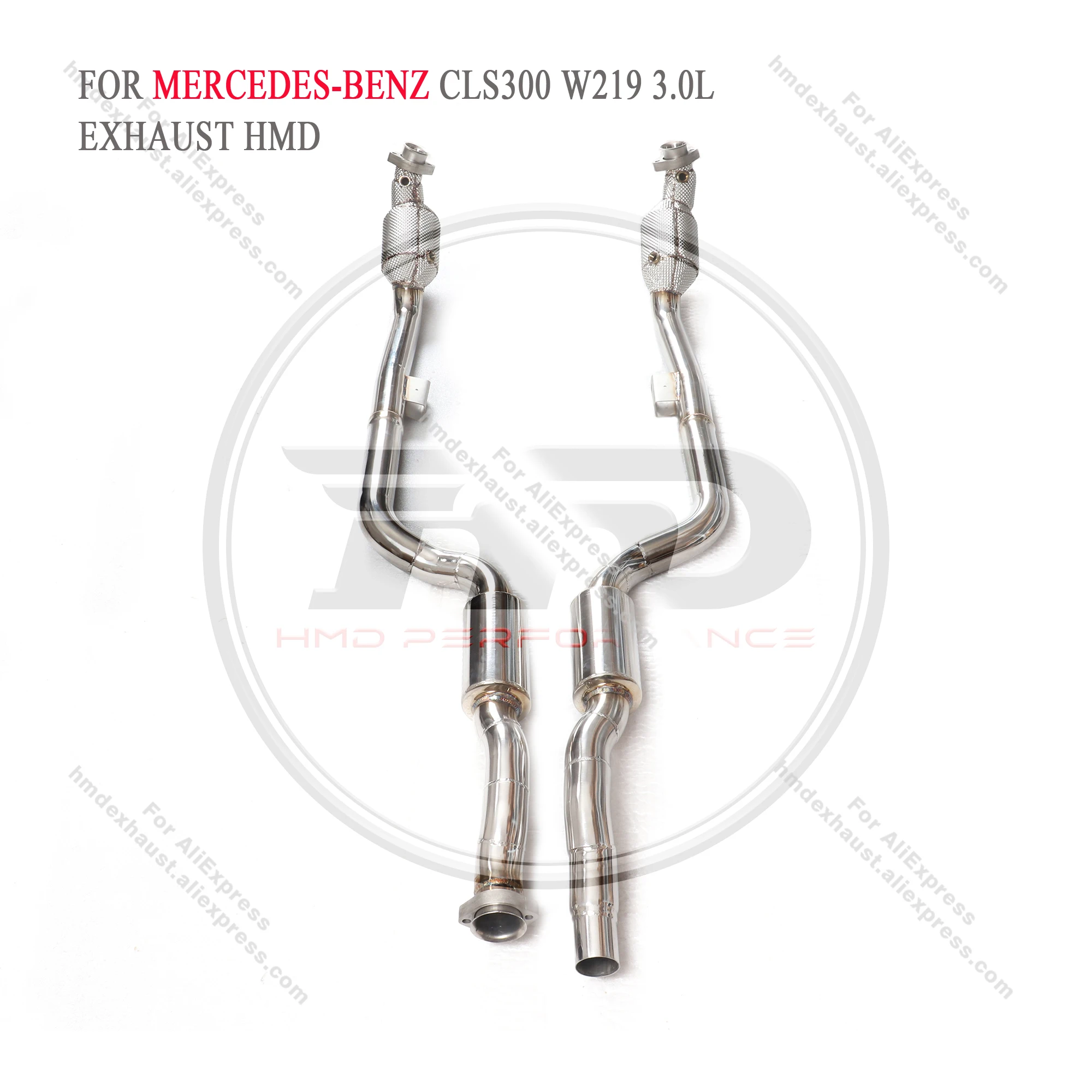 

HMD Exhaust System For Mercedes Benz CLS300 W219 Exhaust 3.0L High Flow Downpipe Performance Upgrade