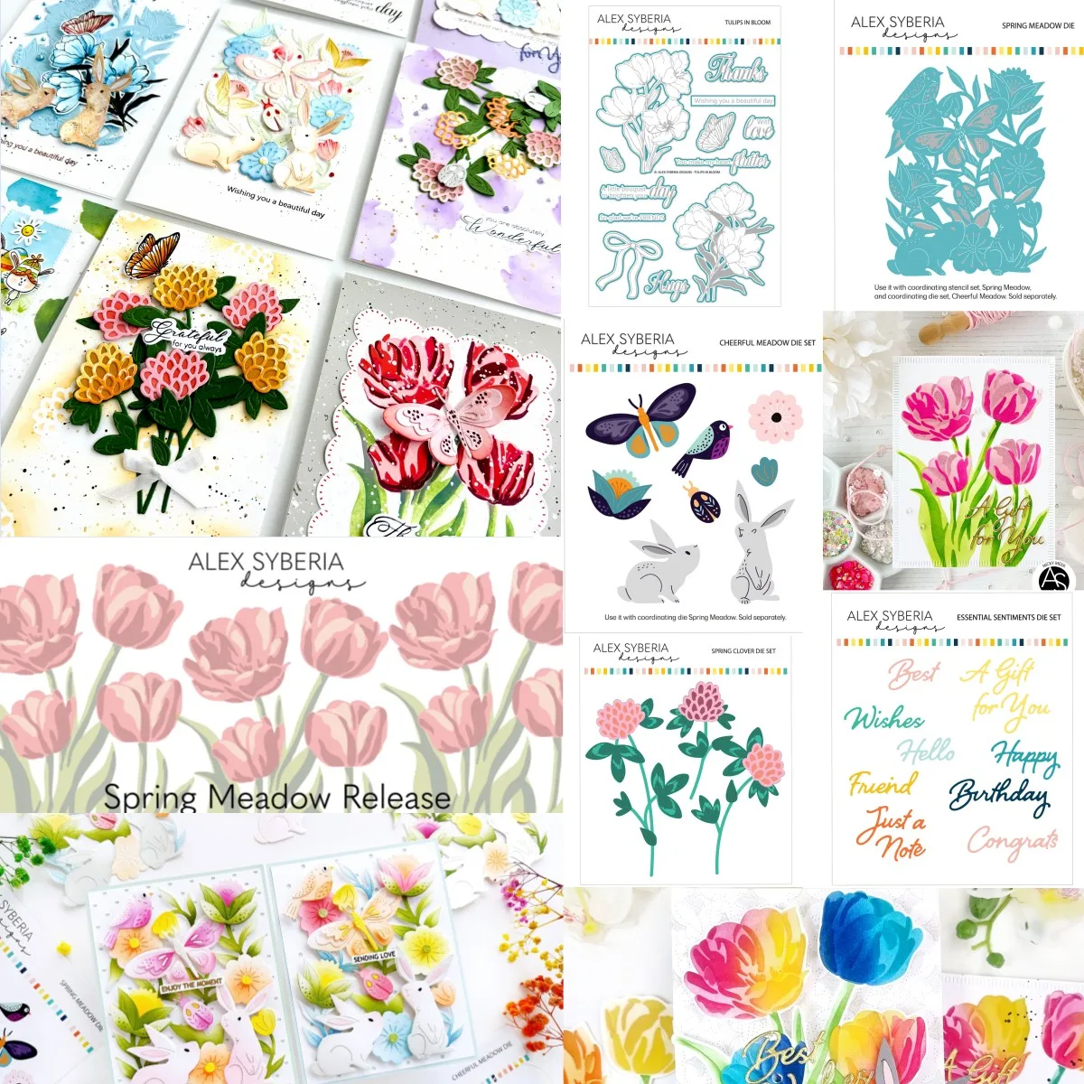 Spring Meadow Butterfly Metal Cutting Dies Stamps Stencil For DIY Scrapbook Craft Decoration Embossing Greeting Card
