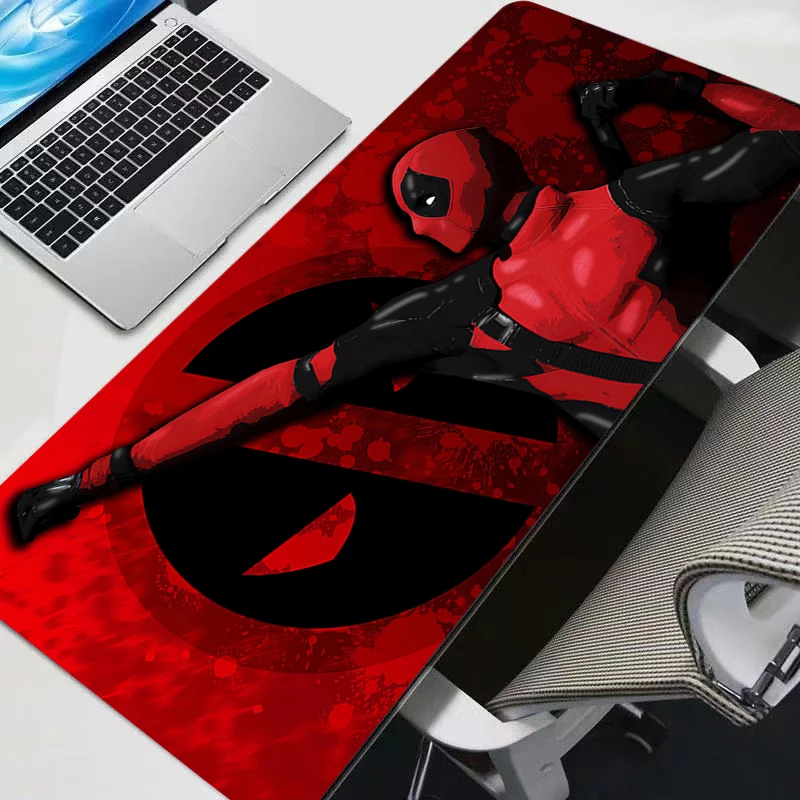 

Коврик для мыши Deadpool Аксессуары XXL ПК Скорость Для киберспортеров Офис Ноутбук Компьютер Коврик для клавиатуры Нескользящий настольный коврик Коврик для мыши
