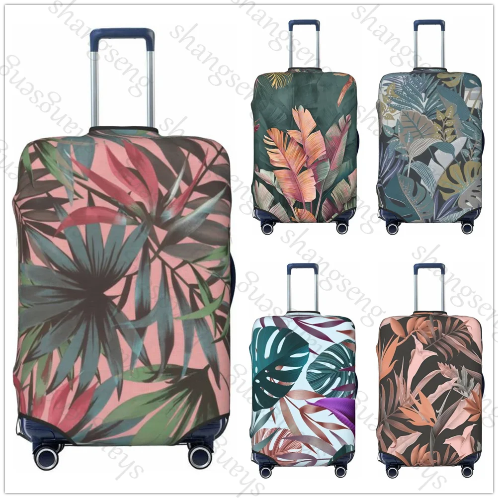 Tropical flowers jungle leaves Thicken Luggage Cover Elasticity Trolley dust cover Suitcase Protection Cover Suitcase Case