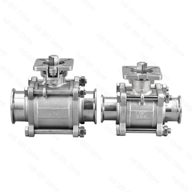 

Q81F Stainless Steel Floating Ball Valve 3-piece High Platform Quick Clamp Manual Valve
