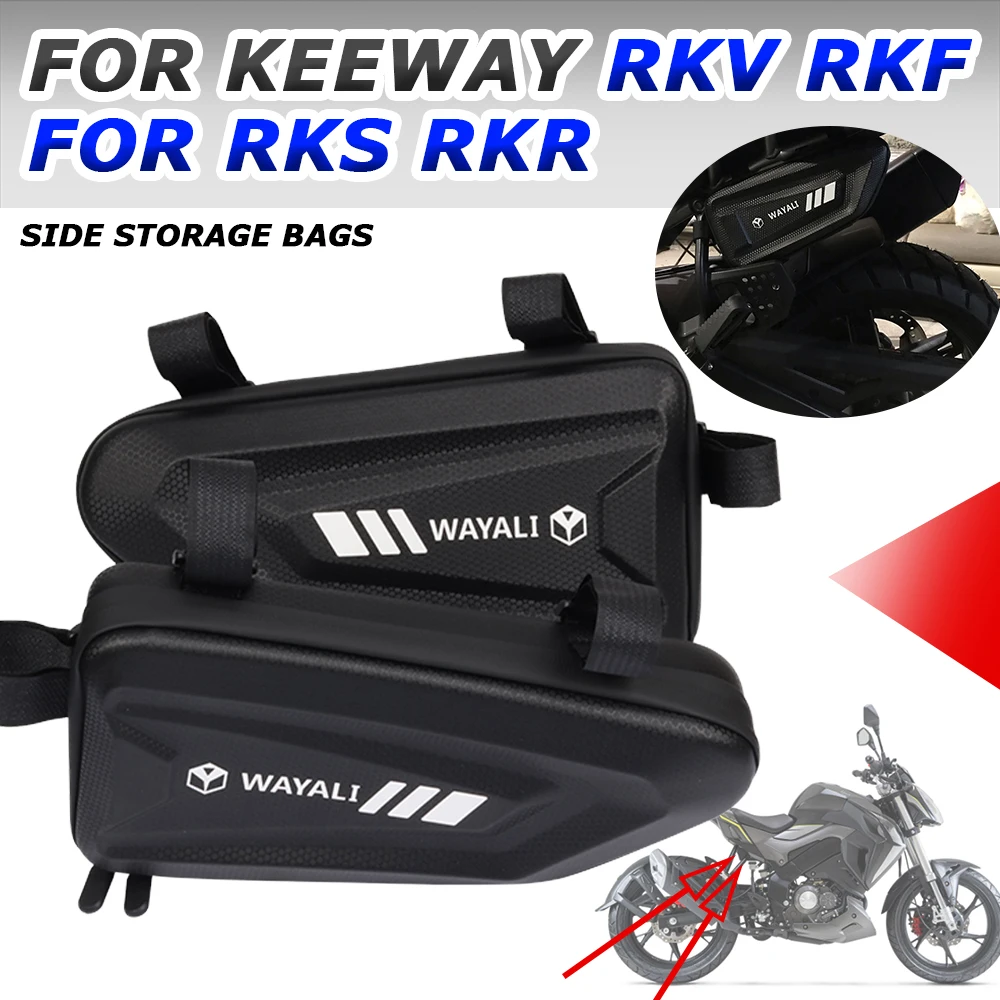 

For Keeway RKF 125 RKV 200 RKS 125 GS 100 RKR 165 180 RKF125 Motorcycle Accessories Side Bag Fairing Tool Bag Storage Frame Bags