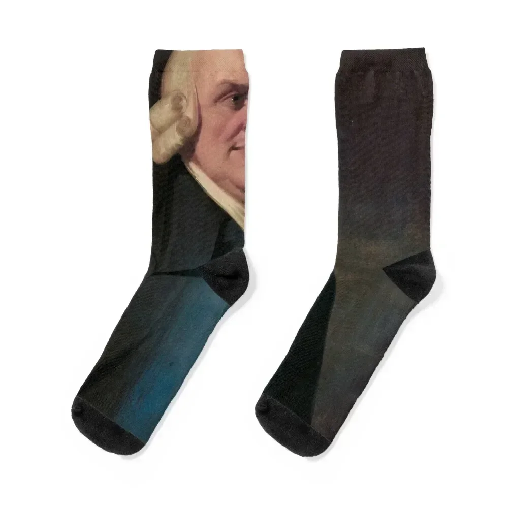 Adam Smith Portrait Socks Running loose Toe sports fashionable Ladies Socks Men's