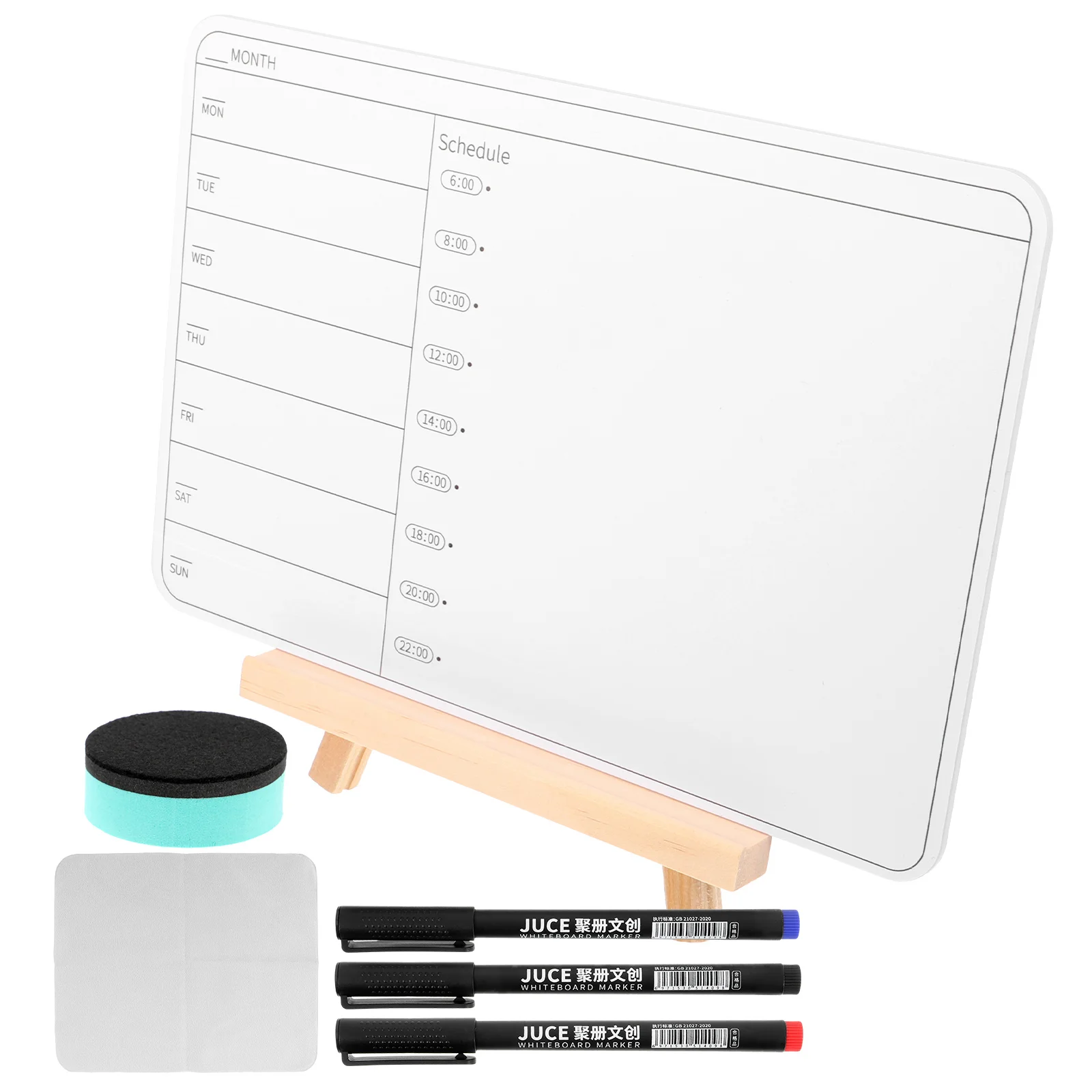 

1 set 1 Set Double Sided Whiteboard Small Dry Erase Desktop Board For Students Portable Writing Painting Board Lightweight