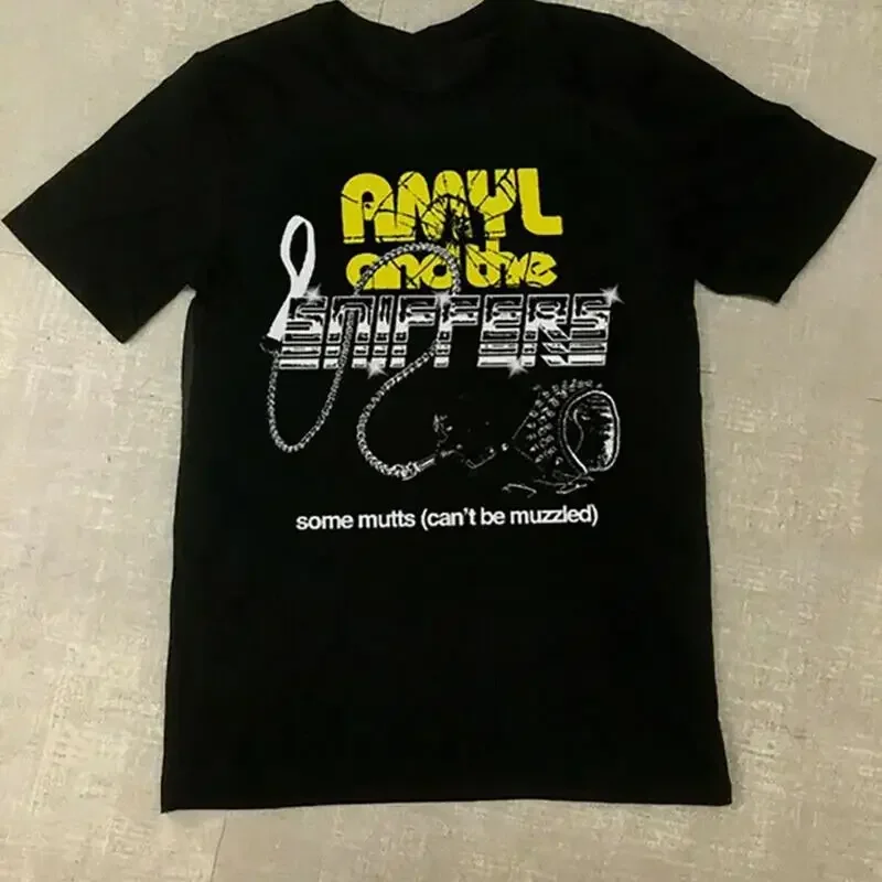 Amyl and the Sniffers Band New Album Black T shirt All Size S to 5XL