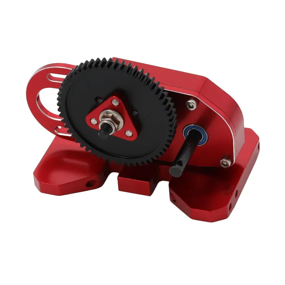 2Low Gearbox Middle Transmission Box W/ Overdrive Gear For 1/10 RC Crawler Axial SCX10 III II 90046 Capra TRX4 Upgrade Part