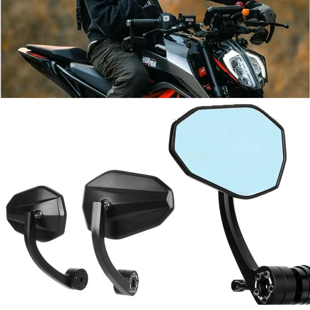 

New Motorcycle Rearview Mirrors Scooter Bar End Handlebar Mirror For Suzuki GSX-S1000 GSX-S750 SFV 650 Gladius All years