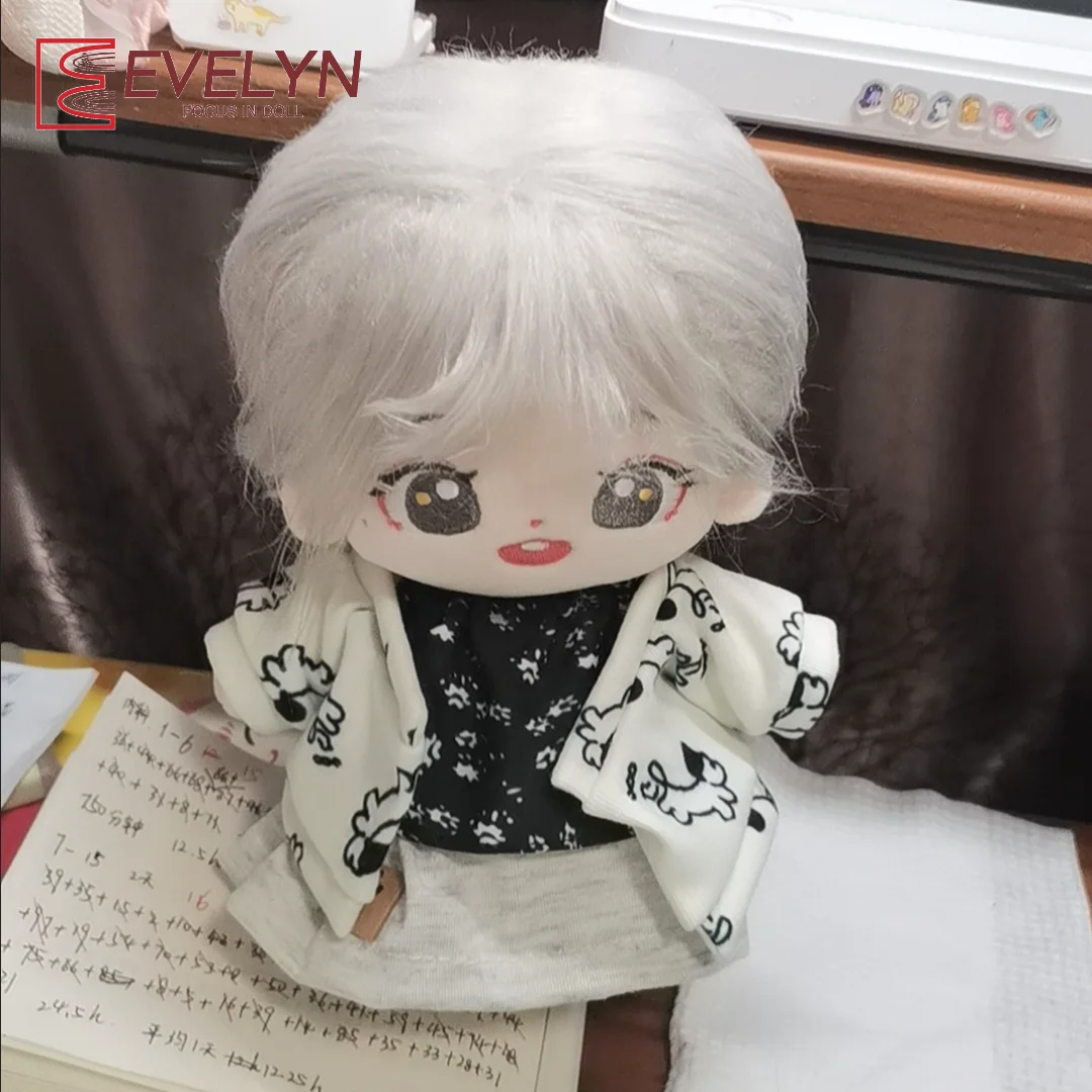 Evelyn – vêtements de poupée pour idole de 20cm, accessoires de tenue, jupe de Style décontracté, hauts pour poupées Super Star, jouets, cadeau