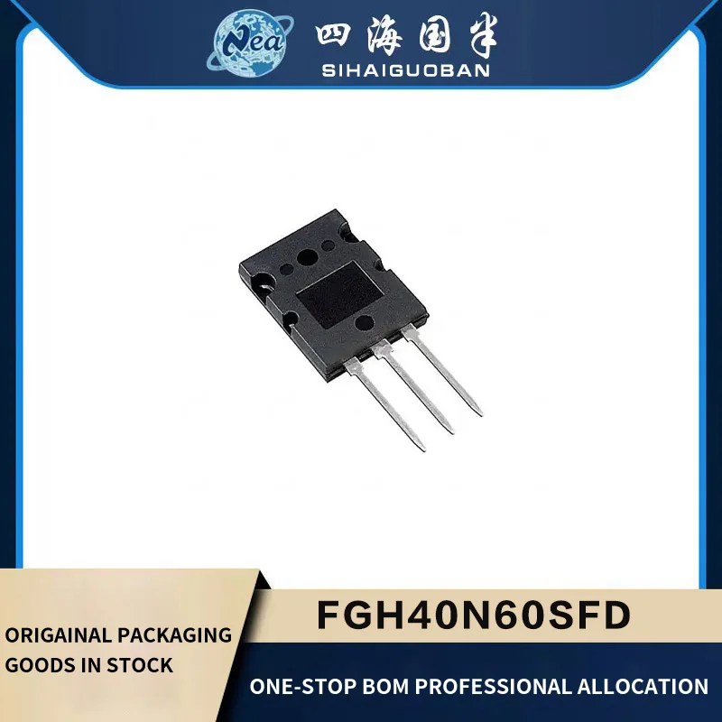 

1PCS New Packaging FGH40N60SFD FGH40N60UFDTU TO-247 FGH40N60SMD FGH40N6 IGBT FIELD STOP 600V 80A TO247-3