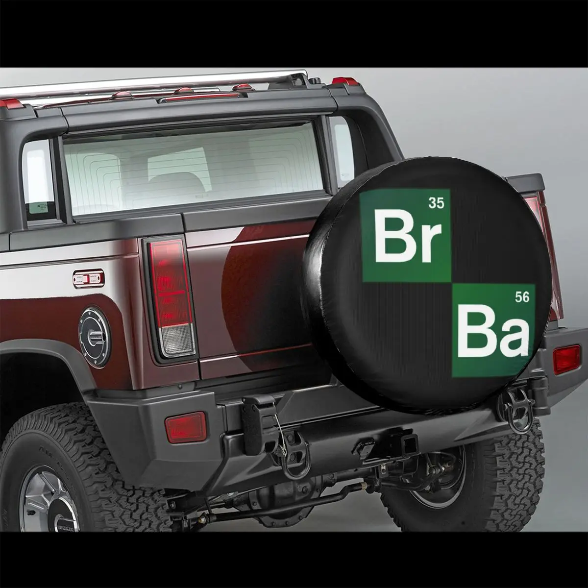 Custom Breaking Bad Elements Spare Tire Cover for Jeep Pajero Heisenberg TV Show Car Wheel Protectors 14