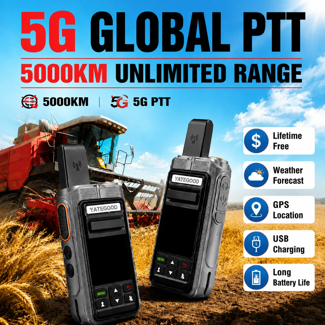yategood-g555-zello-wireless-remote-walkie-talkie-handheld-4g-3g-android-bluetooth-walkie-talkie-wifi-gps-8000km