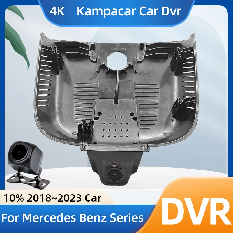 Kampacar 4K 2160P BZ51-F Dash Cam Recorder For Mercedes Benz A W177 A180 A180d A220 CLA 118 200 AMG Fit 10% 2018-2023 Car Dvr