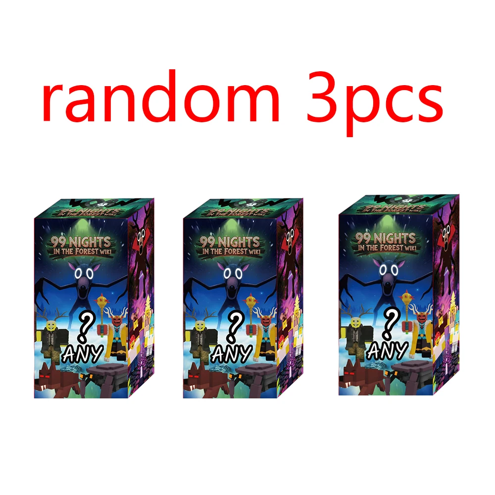 99 Nächte im Wald Monster Blind Box Neu Heißer Verkauf DEER Cartoon Milu Hirsch Plüsch-Spiel-Peripherie Halloween Spielzeug Geschenke – Detail 5
