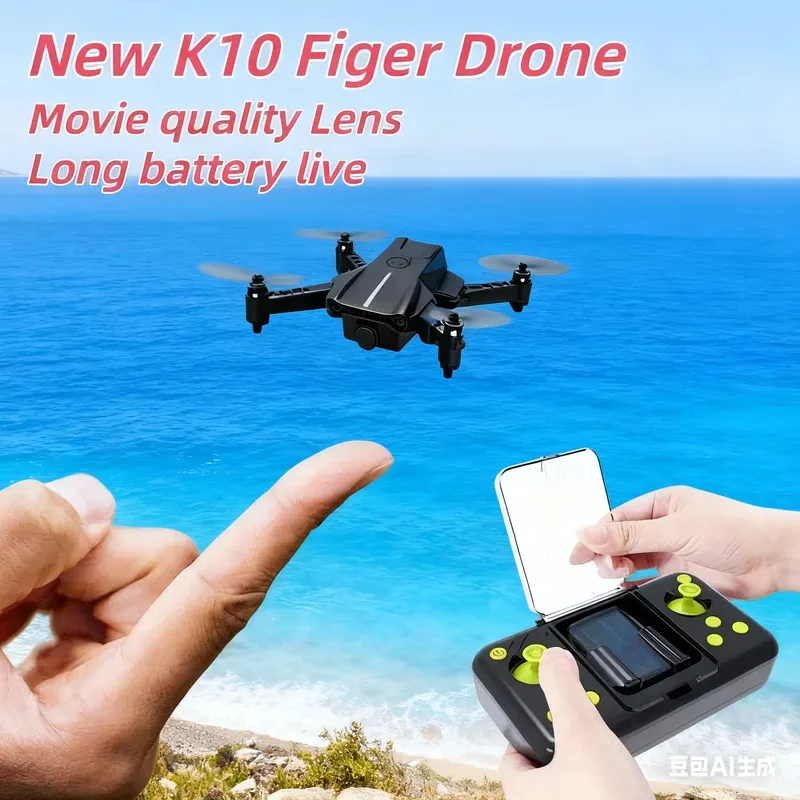 

2026 New K11 Mini Finger Drone Pocket 4k Movie Lens RTF Foldable Brushless Quadcopter Wide Angle Anti Shake Camera Beauty Effect