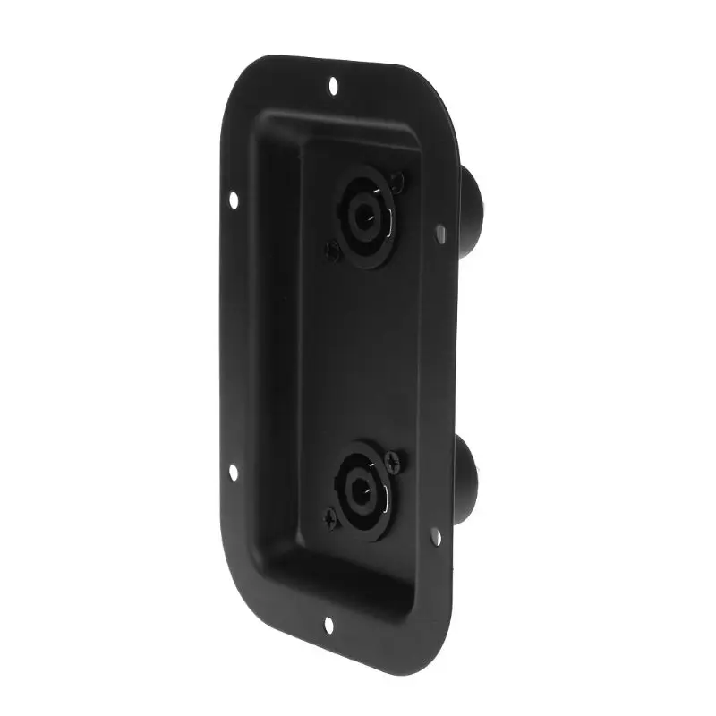 A3PC Jack Plate Socket Junction Box Clip Guitar Dual 1/4\
