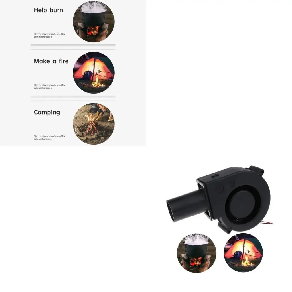 

652f открытый барбекю для барбекю 2PIN CABLE 97X97X33MM 3800R Вентилятор гриля воздуха.