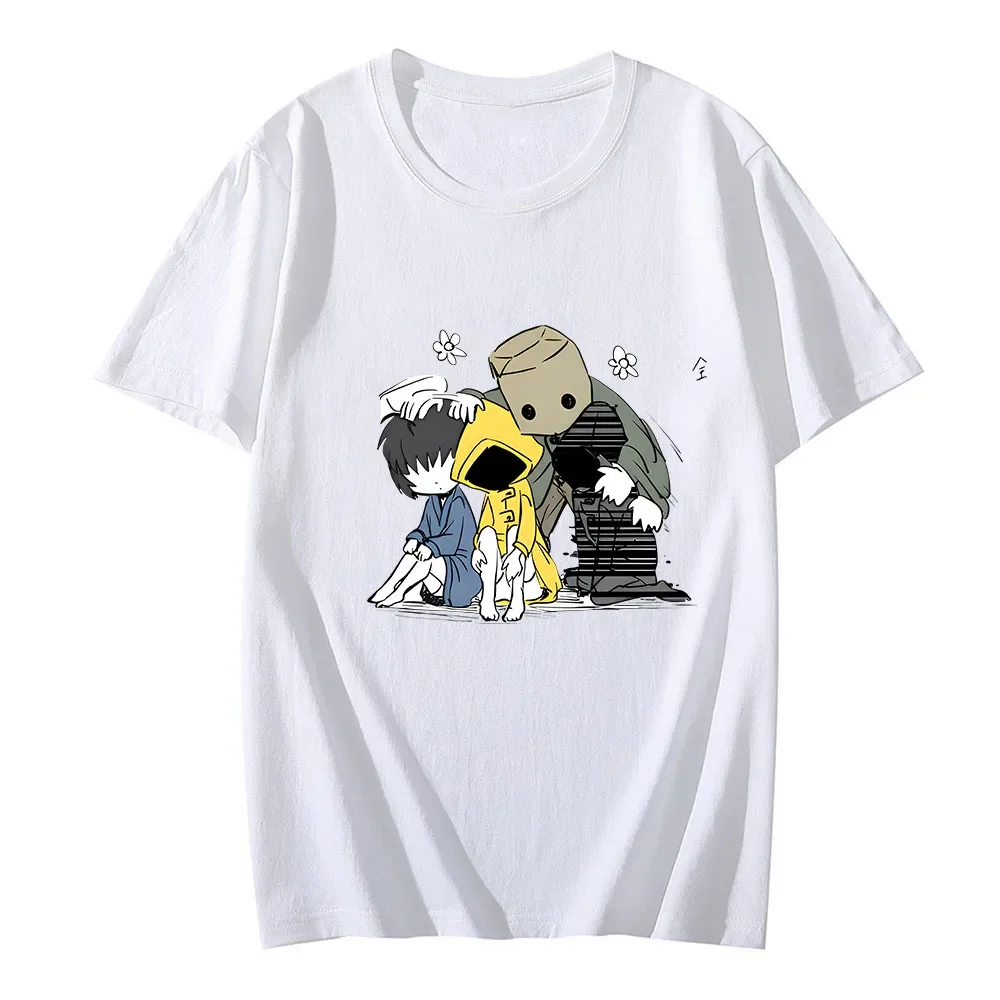 الإرهاب مغامرة الكوابيس الصغيرة ستة أحادية تي شيرت الرجال اللمس Harajuku الساخن لعبة تي شيرت 100% القطن بلايز الأصالة س الرقبة