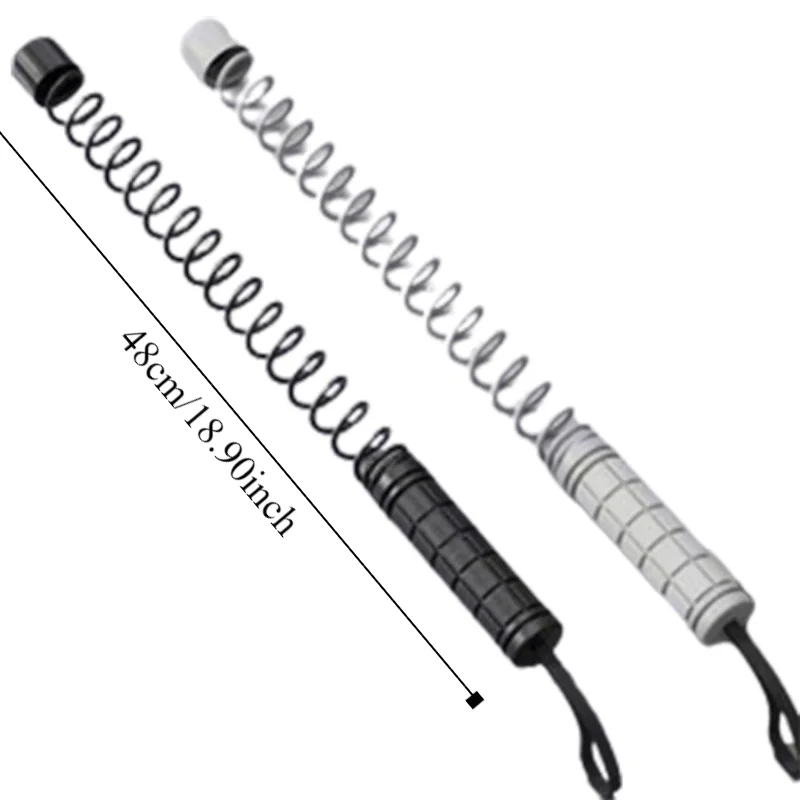 1 pair Replacement Spring Gym Battle Rope Stainless Steel Rebound Cordless Battle Rope Durable Multifunction Arm Strength Rope