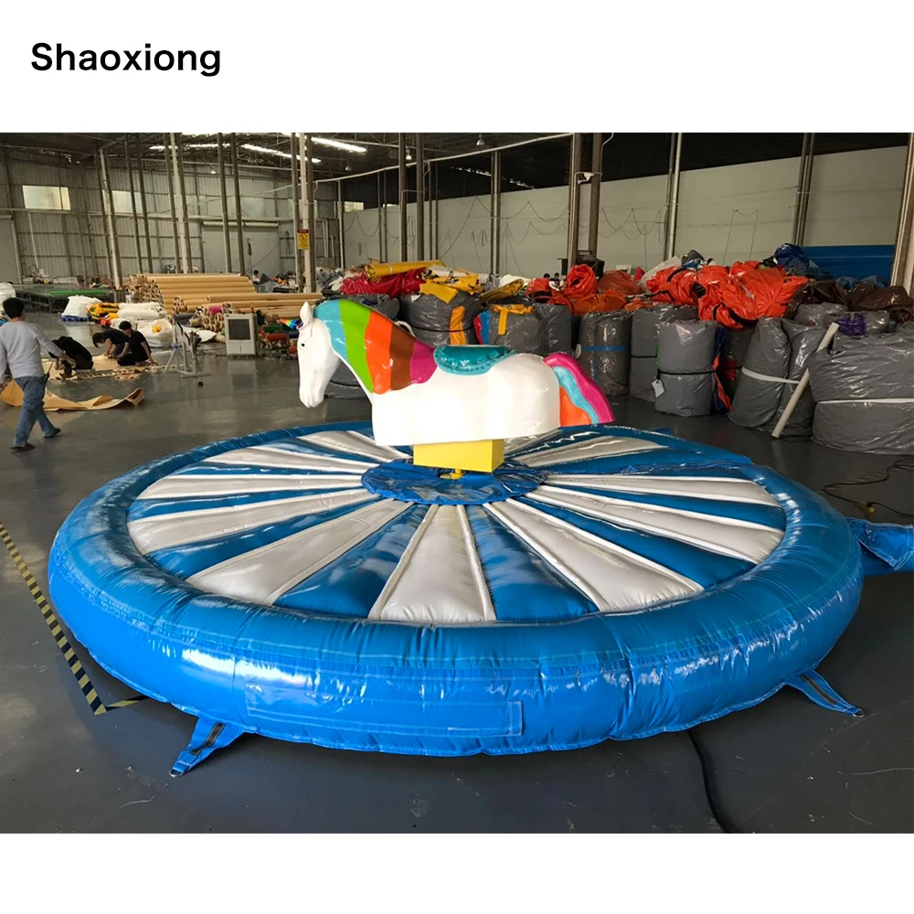 Hot Selling Funny Game Mechanical Bull Ride Inflatable Rodeo Bull Riding Machine Games for Party Event