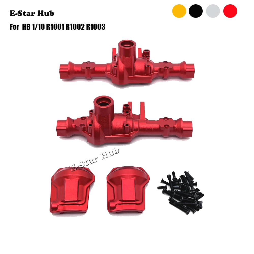 

Front and Rear Axle Shells for HB 1/10 R1001 R1002 R1003 Metal Upgrade Parts Rc Model Crawler Car Truck Buggy Truggy