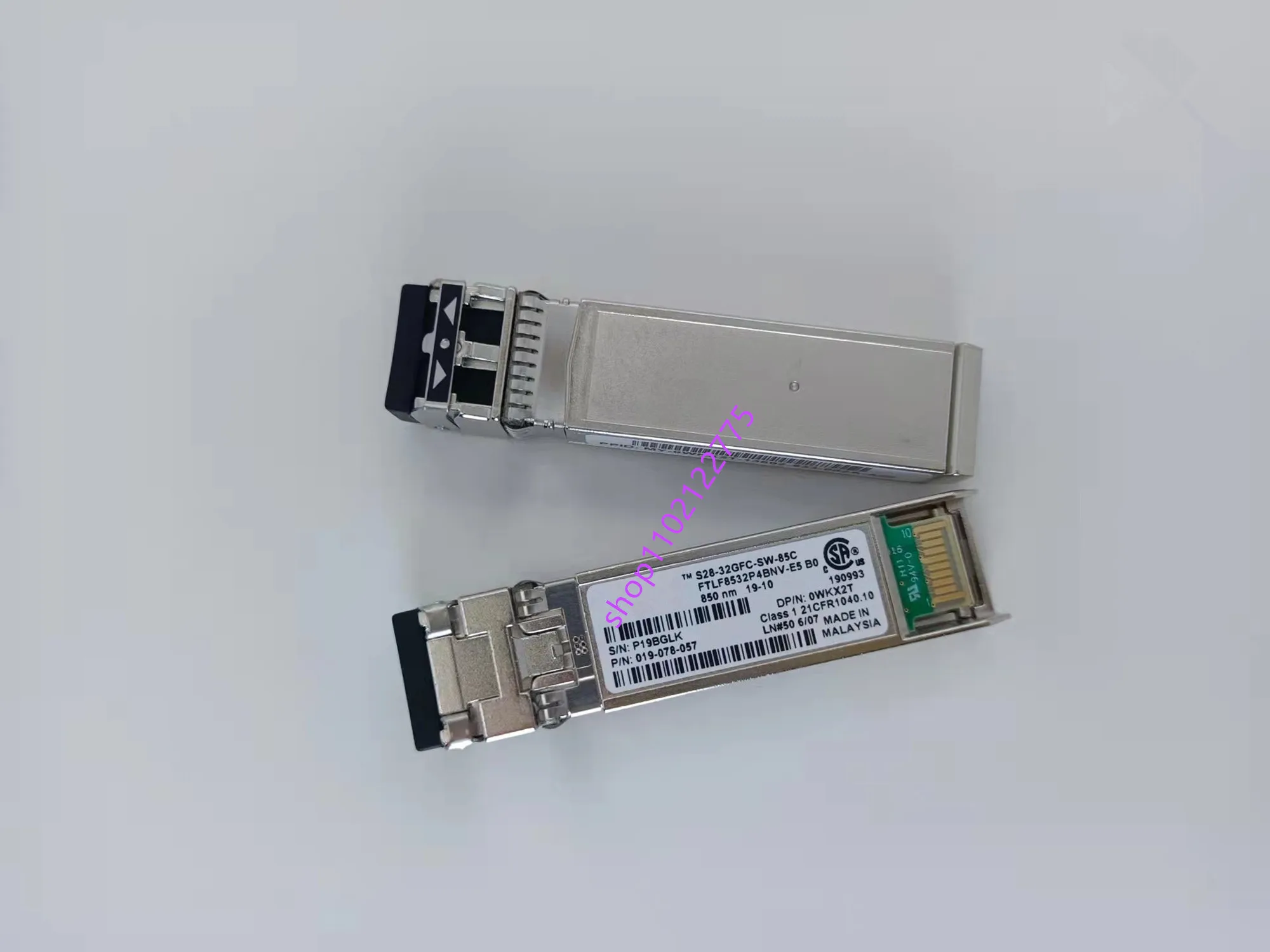 

DEl-L/32G Sfp Optical Fiber Module/FTLF8532P4BNV-E5 S28-32GFC-SW-85C 019-078-057/0WKX2T/32GB Transceiver Switch