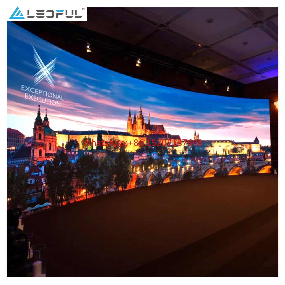 4K Indoor Wedding Seamless Rental Wall LED Display Backdrop Nightclub Stage Modular LED Display
