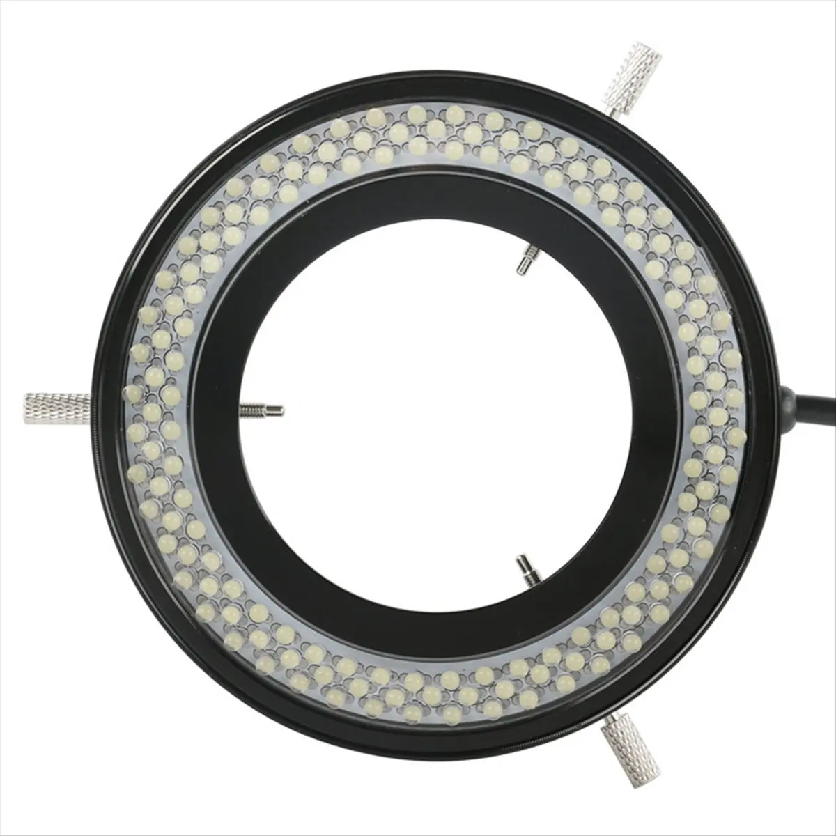 A72U 144pcs LED Ring Light Adjustable 4 Zones Control Illuminator for Industry Solder Digital Camera Trinocular Microscope EU