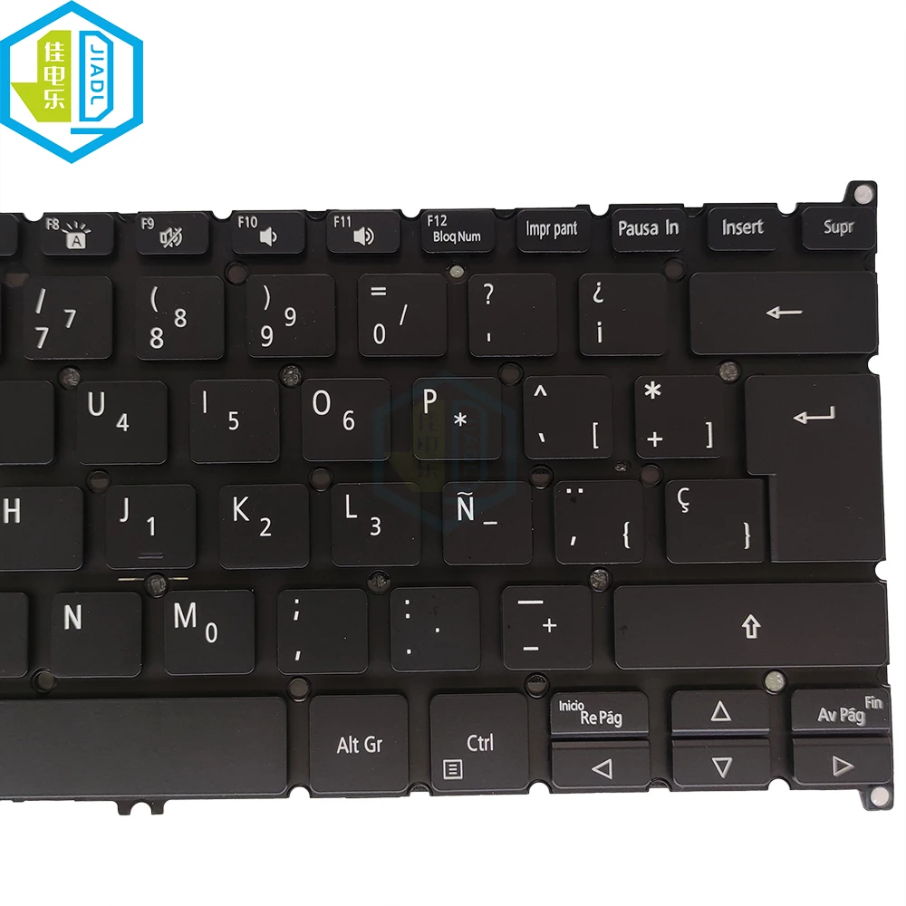 Imagem -06 - Teclado para Notebook Acer Spin Espanhol Russo Francês Azerty Sp31451 52 Sp513-51 Sp513-52n Sp513-53 Sp513-54n-56m2 Sv3t-a81b