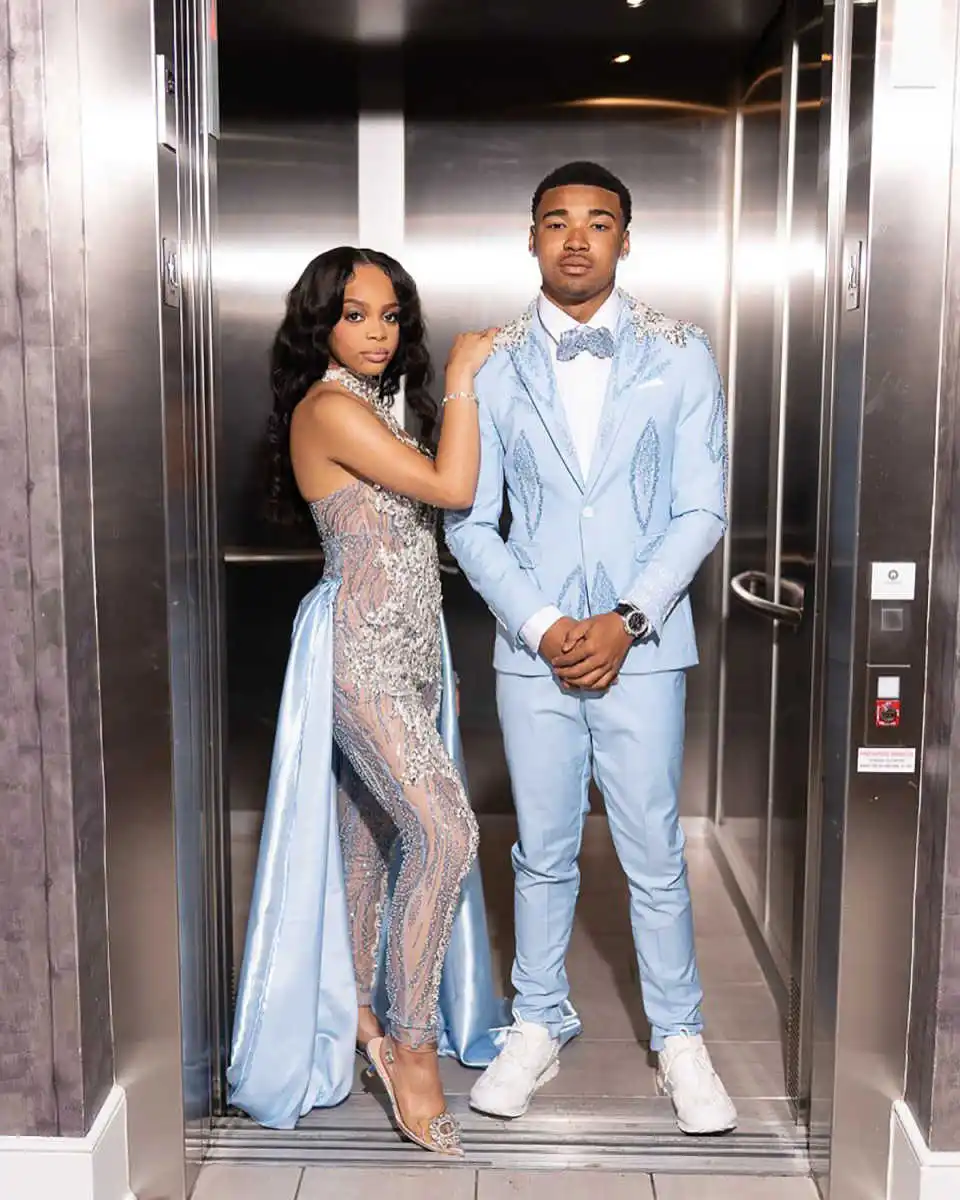 Cristalli scintillanti Abiti da uomo con perline Set da 2 pezzi Scialle con risvolto Slim Fit Smoking da sposo da sposa Prom Homme Personalizzato