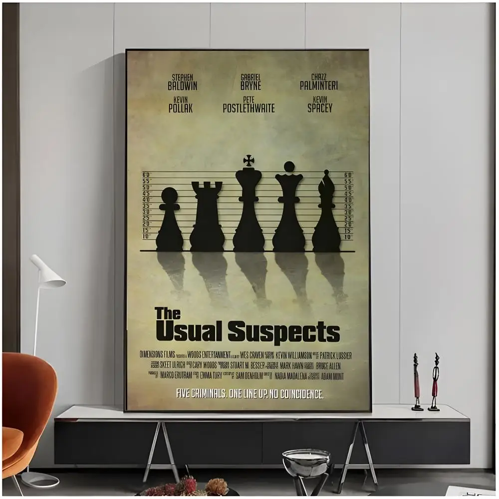 Movie Crime The Usual Suspects Poster Living Room Bedroom Decorative Print Unframed Decor