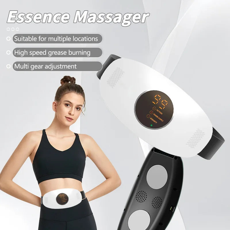 EMS Abdominal Massage Slimming Belt Intelligent Electric Protection Hot Compress Waist Massager Whole Body Thin Waist Thin Tool