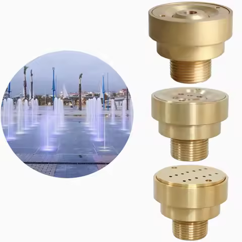 DN25 1" Swimming Pool Spa Brass Deck Jet Fountain Nozzle