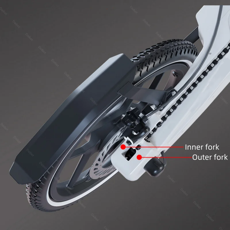 Mini-Fahrrad 250 W 36 V 40 km 16 Zoll zusammenklappbare Elektrofahrräder Erwachsene Stadt Pendeln Moped Elektrofahrrad Booster Fahrrad – Detail 9