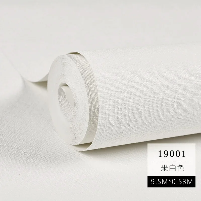 Solid Color Retro Nostalgic Industrial Style Linen Cloth Pattern Cement Pattern Peacock Blue Nordic Brushed Wallpaper