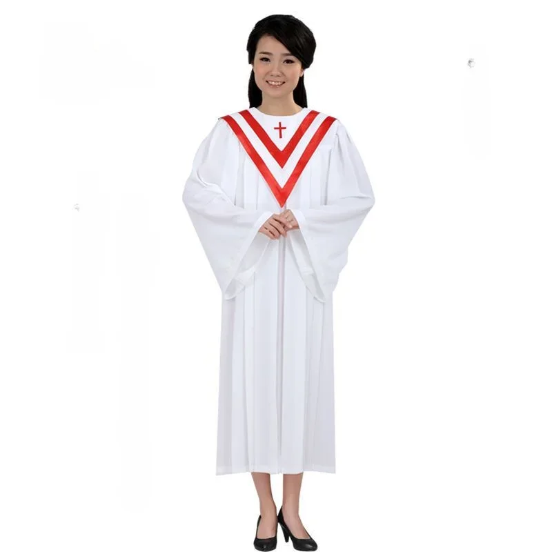 Choir Robes Christian Church Choir Dress Priest Vestments Poetry Robe Adult