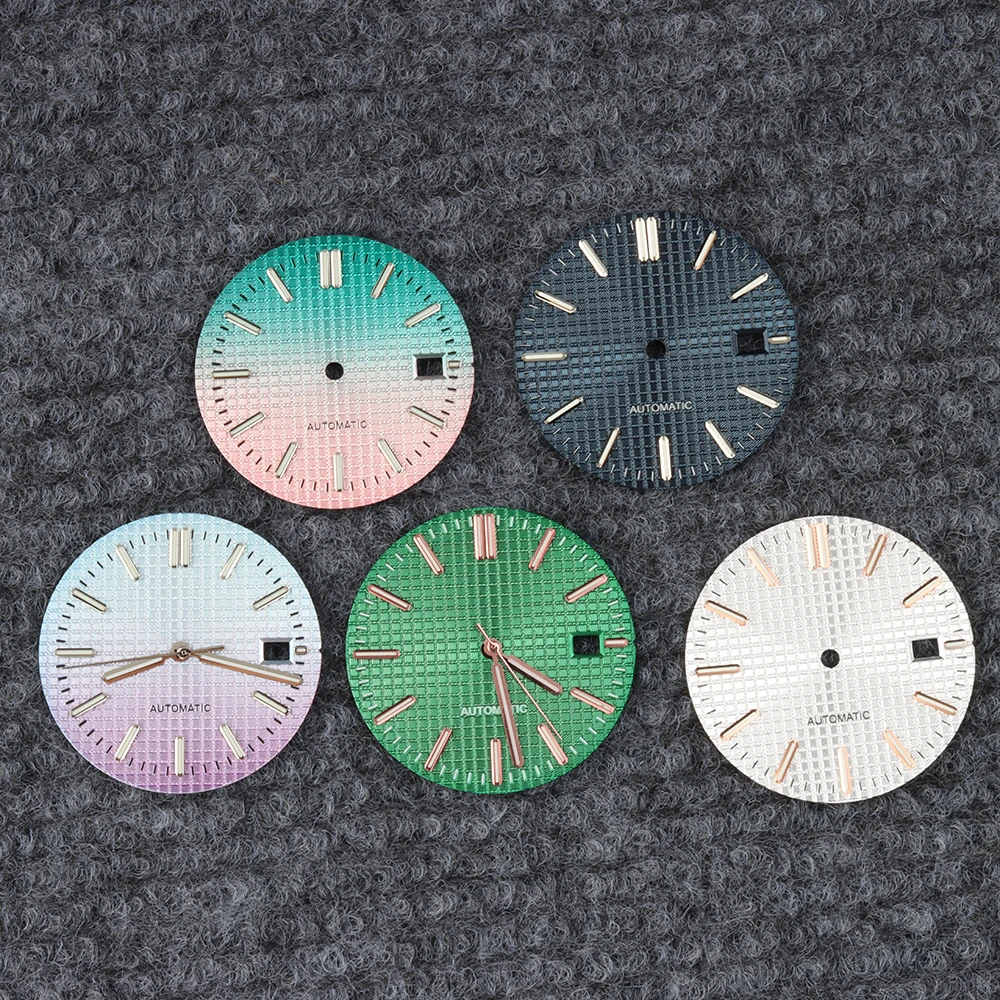 

31.8mm NH35 Dial Green Luminous Fit Royal Oak Watch Dial and Hands For NH35 NH36 Movement Watch Modification Repair Accessories