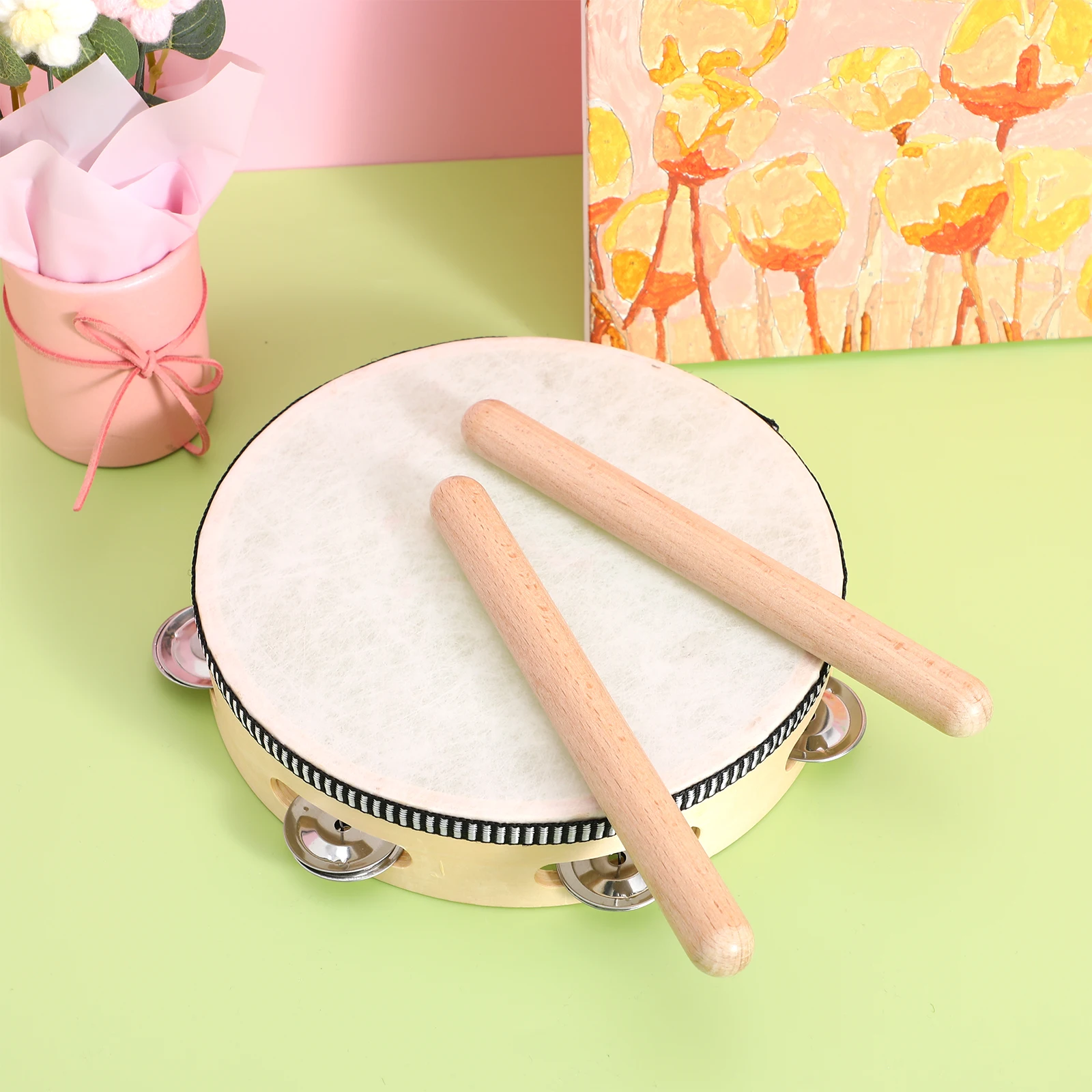 20 ชิ้นเครื่องดนตรีไม้วัสดุของเล่นสําหรับจังหวะตี Stick สําหรับเด็กเด็ก Early Education