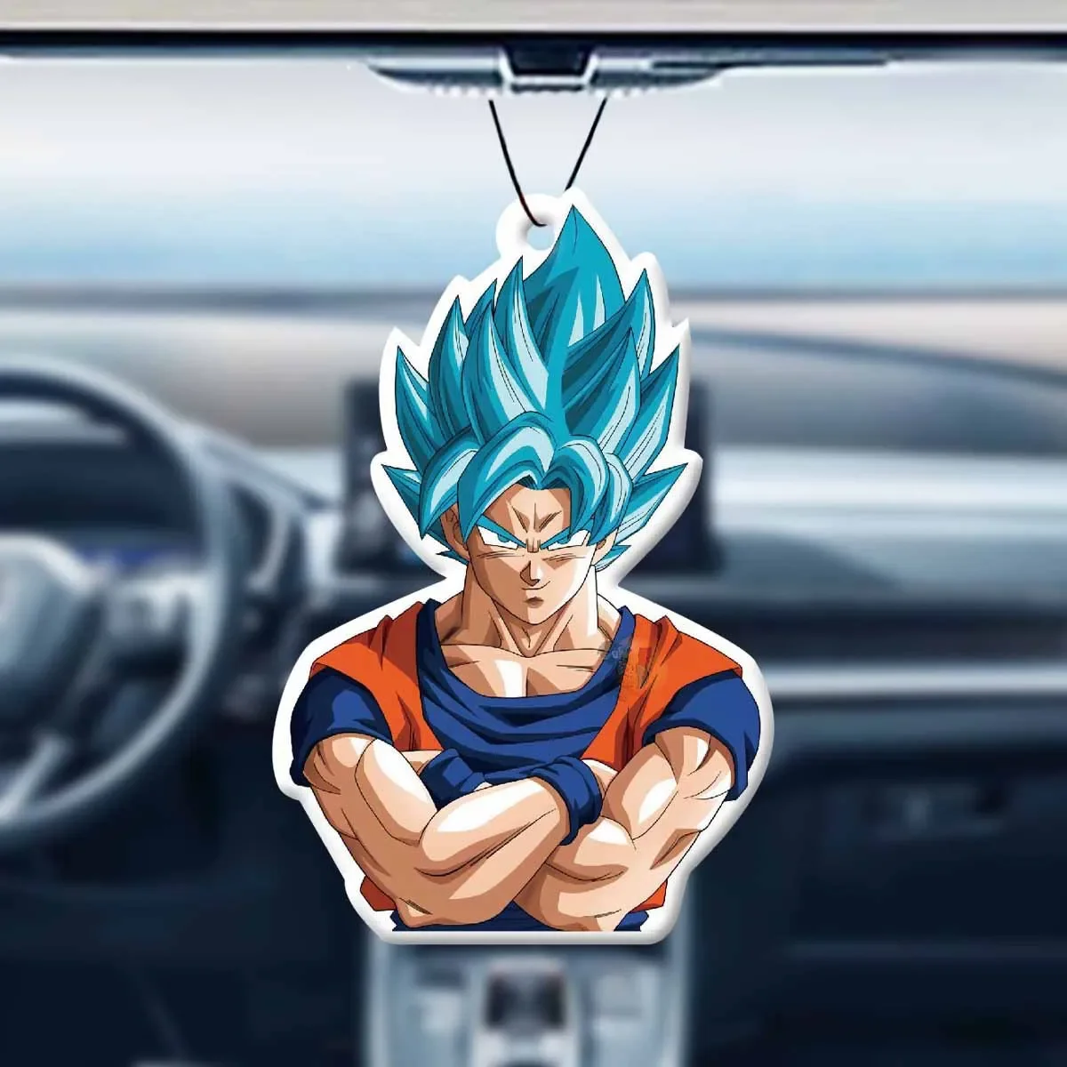 Dragon Ball Son Goku Car Fragrance Anime Car Long-lasting Aromatherapy Fragrance Piece Pendant Decoration Car Deodorization Gift