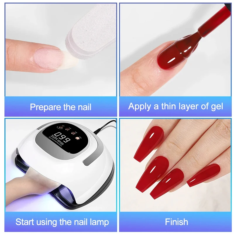 Professionele Uv Led Nagellamp 320W Big Power 72Leds Nageldroger Licht Voor Manicure Drogen Gel Nagellak Sensor Nagels Kunst Gereedschap