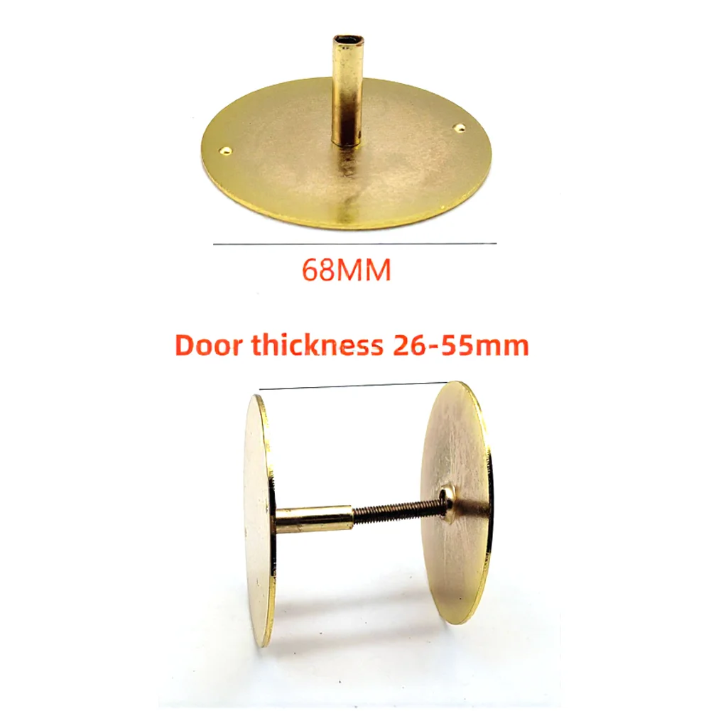 Solid Steel Door Blocker Door Lock Blocker Screws Included Door Hole Blocker Solid Steel Construction Discreet Hole Coverage